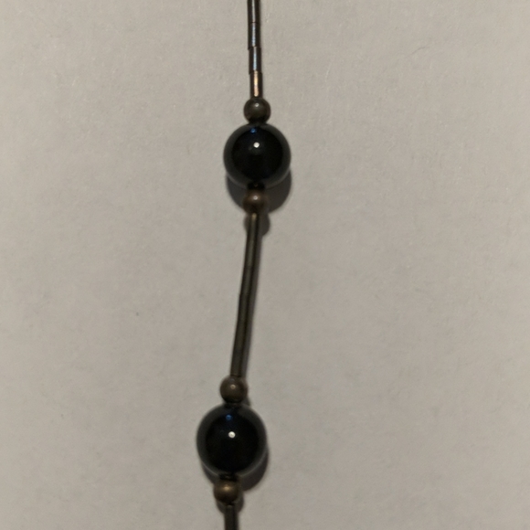 Lia Sophia black beaded necklace - Picture 3 of 4
